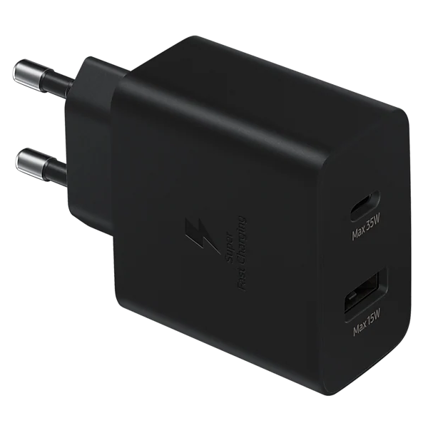 35 W Dual Port Charger (C Max 35 W, A Max 15 W, cable not included)