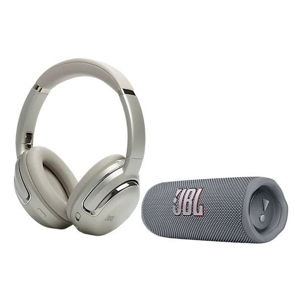 JBL TOUR ONE M2 NOISE CANCELLING WIRELESS OVER-EAR HEADPHONES + FLIP 6 BLUETOOTH SPEAKER