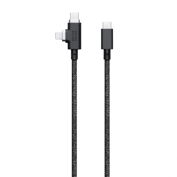 Native Union Belt Cable Duo Pro 240W (USB-C to USB-C and Lightning)