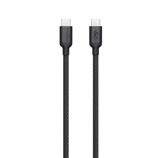 mophie 240W USB-C to USB-C Charge Cable (2M) - Black