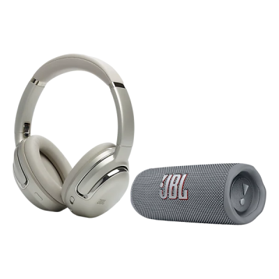 JBL TOUR ONE M2 NOISE CANCELLING WIRELESS OVER-EAR HEADPHONES + FLIP 6 BLUETOOTH SPEAKER