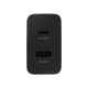 35 W Dual Port Charger (C Max 35 W, A Max 15 W, cable not included)