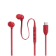 JBL TUNE 310C USB-C Wired Earphones red