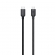 mophie 240W USB-C to USB-C Charge Cable (2M) - Black